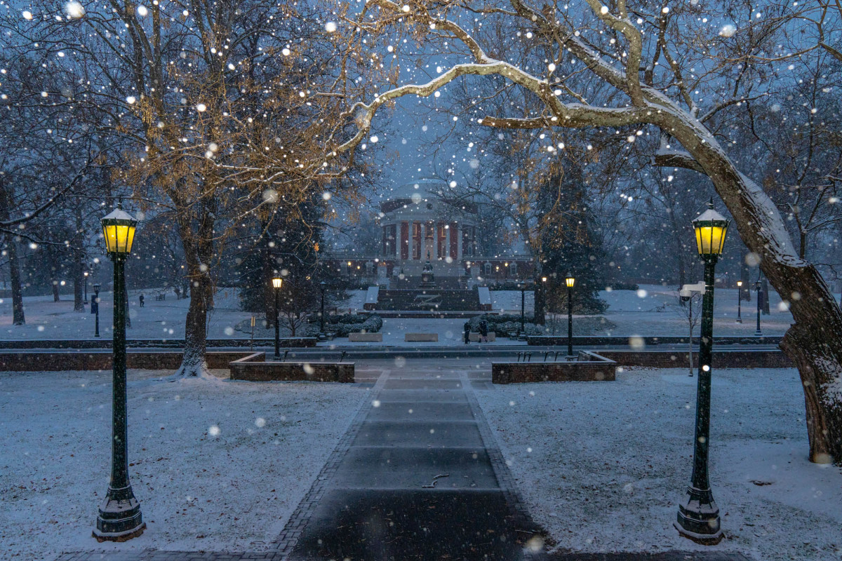 Rotunda in snow